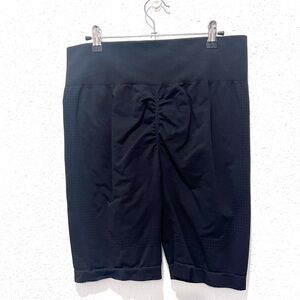 Black Women's Hosiery bikers Shorts 2XL